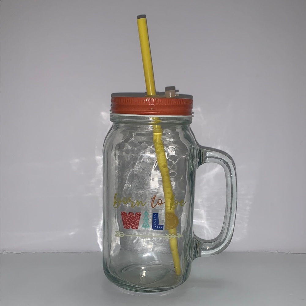 Splash Orange and Yellow Drinkware Set
